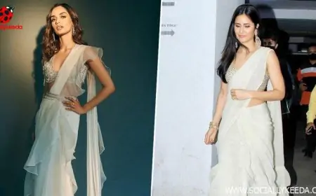 Fashion Faceoff: Katrina Kaif or Manushi Chhillar, Whose Pristine White Saree Will You Wear?
