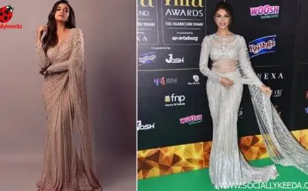 Fashion Faceoff: Jacqueline Fernandez, Who Nailed Her Falguni &amp; Shane Peacock Saree Better?