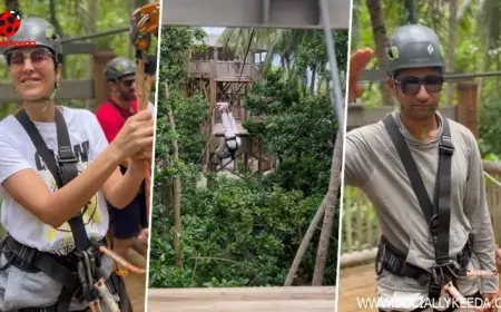 Vicky Kaushal Shares His ‘Best Part of Life’ As He Tries Zip-Lining With Katrina Kaif, Sunny Kaushal, Ileana D’Cruz and Others (Watch Video)
