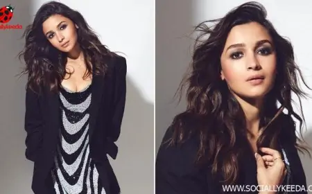 Alia Bhatt Steals Husband Ranbir Kapoor’s Blazer to Complete Her Look, View Glamorous Photoshoot Pics