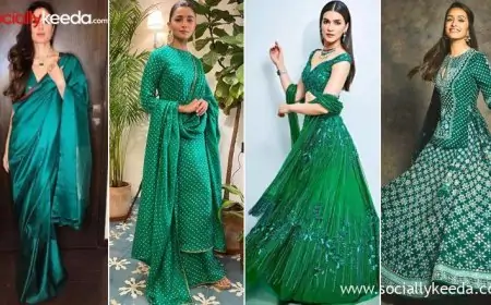 Navratri 2023 Day 8 Colour Peacock Green: Kriti Sanon, Shraddha Kapoor's Ethnic Styles In This Colour to Imitate