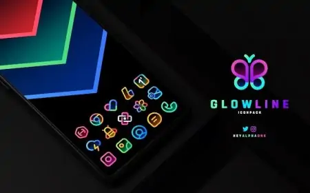 GlowLine Icon Pack 1.5 Apk