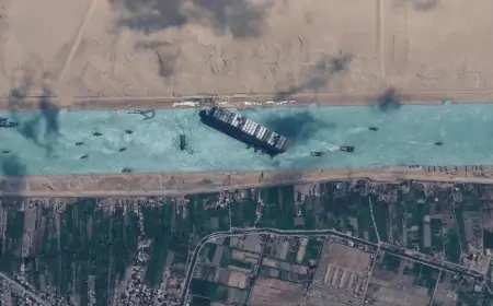 Photos: Ever Given container ship refloated in Suez Canal