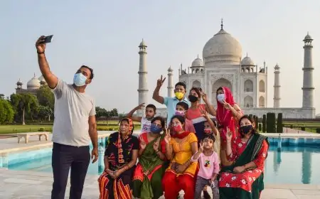 Photos: Centrally protected monuments reopen as new Covid-19 cases decline