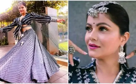 Alexa, please play 'In ankhon ki masti ke' for Rubina Dilaik in a stunning co-ord set