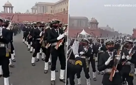 Republic Day Parade 2023 Rehearsal Video: Navy Band Plays Evergreen Bollywood Songs Republic Day Parade 2023 Rehearsal Video: Navy Band Plays Evergreen Bollywood Songs