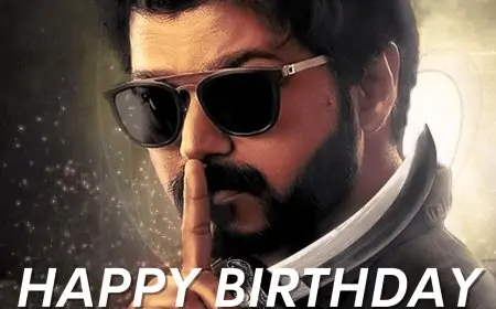 Photos (Images), Wishes, Quotes, Poster, Banner, and WhatsApp Status Video Download to greet Thalapathy