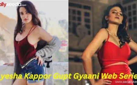 Ayesha Kappor Splashes in Red Bra in Gupt Gyaani (Primeshots) Web Series