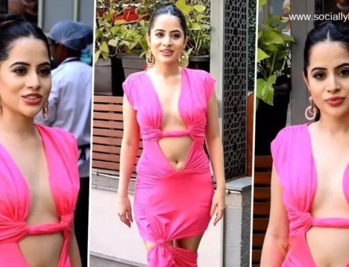 Urfi Javed’s Latest Cut and Knot Pink Dress Is Hideous Fashion Done Right (Watch Video)