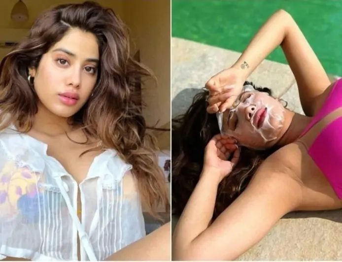 Inside Janhvi Kapoor's self-care weekend featuring sheet masks, healthy breakfast and sunbathing