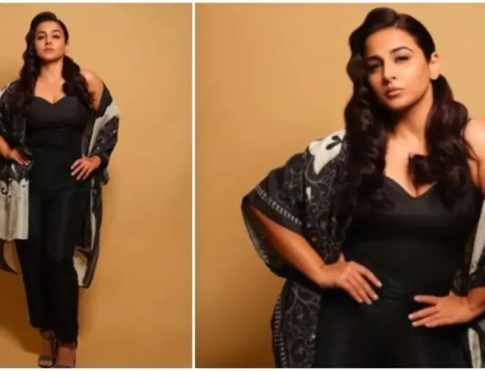 Vidya Balan's personality shines through this bold black look