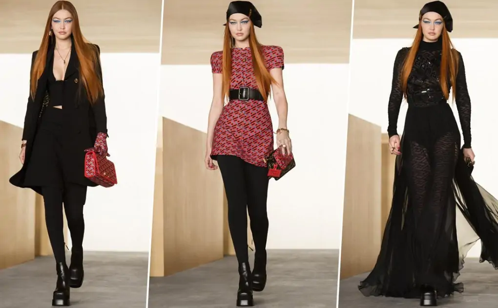 Versace Fall Winter 2021 Fashion Show: Gigi Hadid's 3 Breathtaking Looks in Milan Has Left Fans Mesmerised With Her Stylish Comeback (Watch Video)