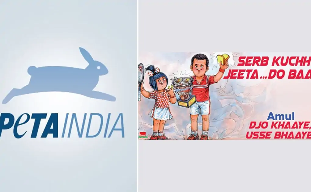 PETA Wants Amul To Take Down 'Misleading' Topical Featuring 'Vegan' Novak Djokovic