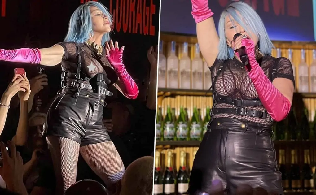 Madonna Raises the Temperature as She Goes Braless in a Black See-Through Mesh Top During pride Performance; See Pics