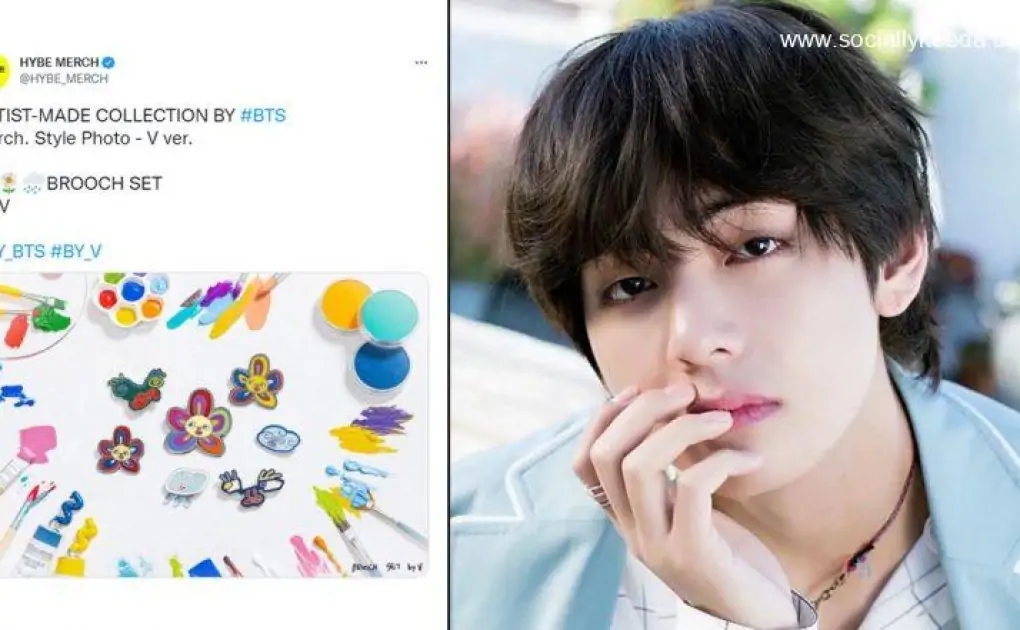 BTS V aka Kim Taehyung's Artist Made Collection Creates Buzz on Internet, After Leather Bag, Self-Designed Cute Brooch Set is in Hot Demand!