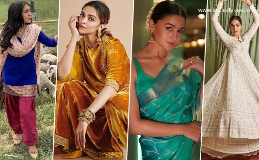 Lohri 2022 Outfit: From Sara Ali Khan, Deepika Padukone to Sonam Kapoor; Here’s a Look at the Beautiful Styles for Some Inspiration on the Festive Season (View Pics)