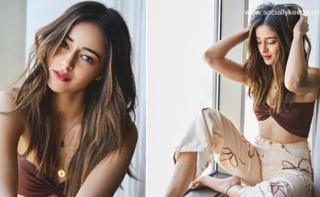 Ananya Panday Looks Beautiful in a Sexy Bralette Top Paired With Floral-Printed Pants for Gehraiyaan Promotions! (View Pics)