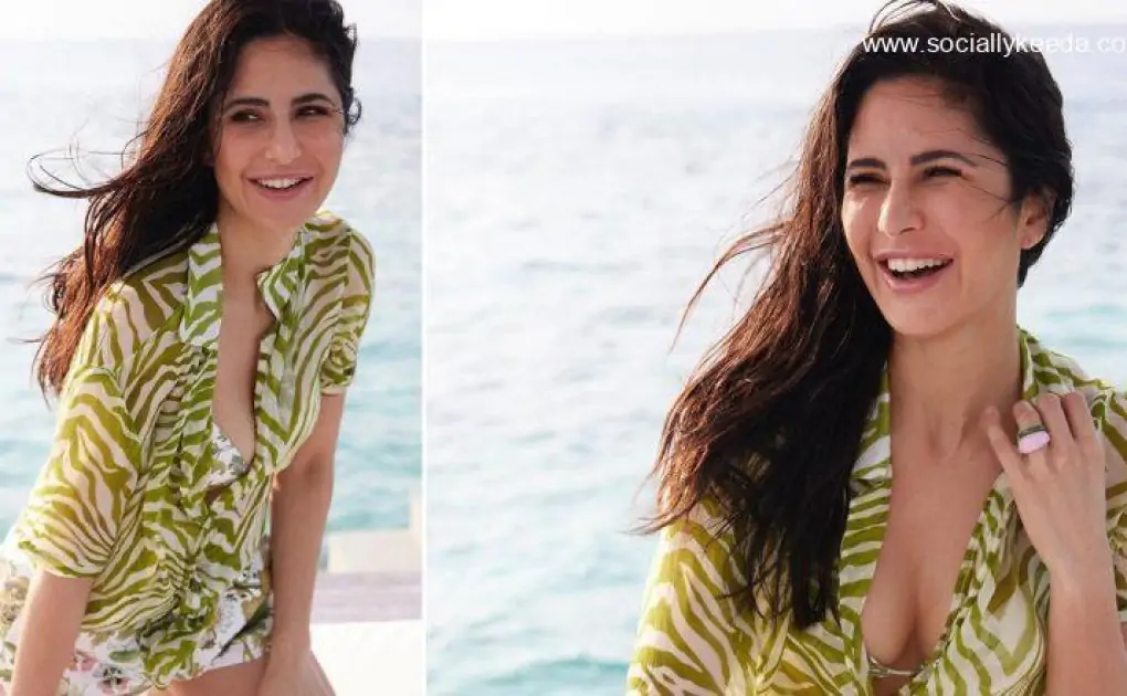 Katrina Kaif’s Definition of a Happy Place Is Posing Amidst a Blue Ocean in the Maldives! (View Pics)