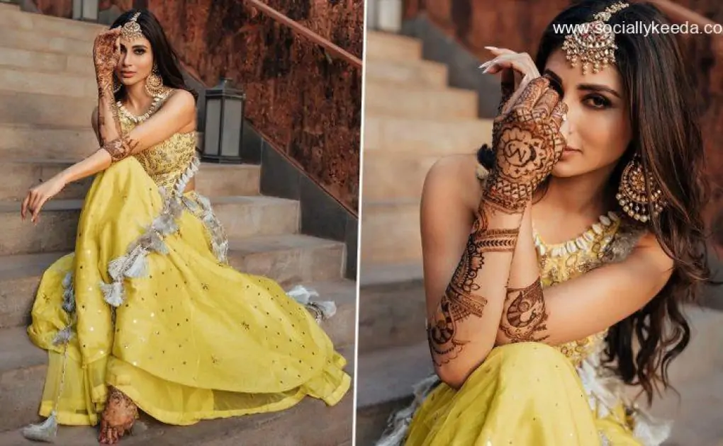 Mouni Roy Looks Gorgeous in Yellow as She Shows Off Her Mehendi in Latest Instagram Post! (View Pics)