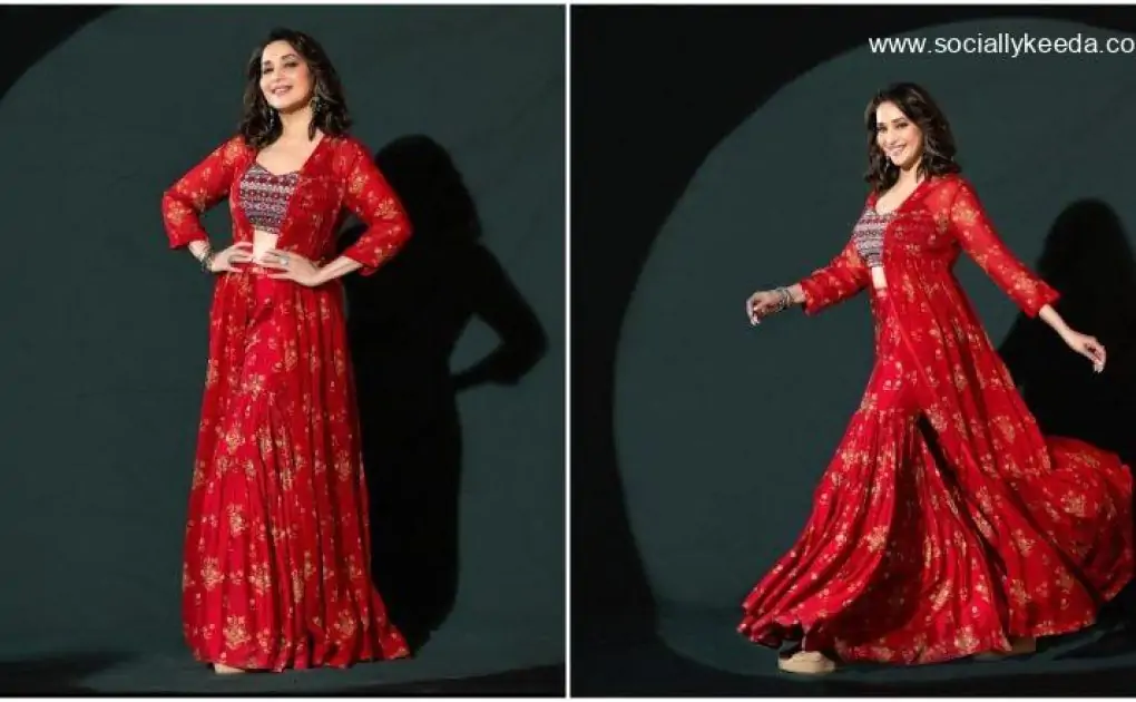 Madhuri Dixit Nene Soaks in Some Valentine's Day Mood As She Kickstarts the Promotions of 'The Fame Game'