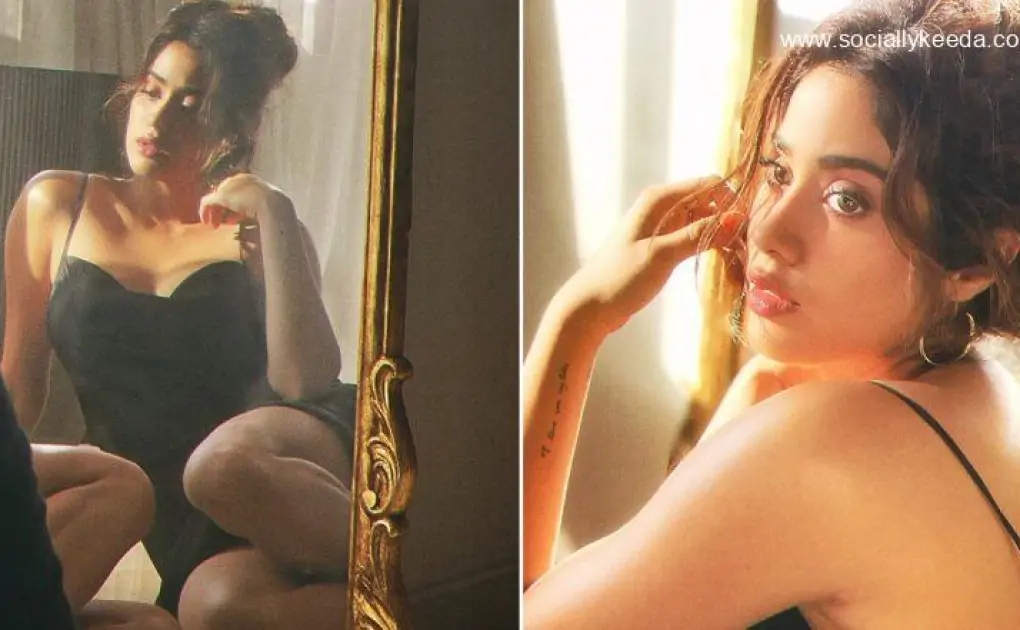 Janhvi Kapoor Looks Flaming Hot as She Poses in a Sultry Black Dress (View Pics)
