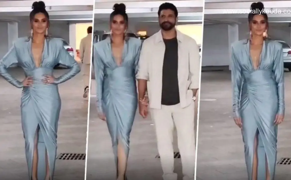 Newlyweds Farhan Akhtar and Shibani Dandekar Look Stylish As They Arrive for Their Wedding Party Hosted by Ritesh Sidhwani (Watch Video)