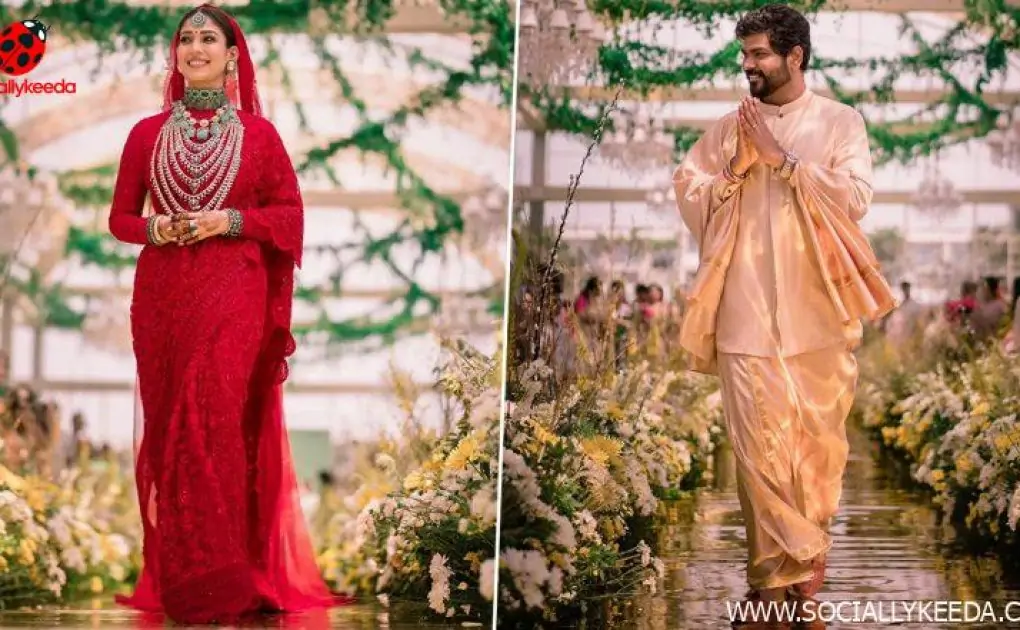 Bride Nayanthara And Groom Vignesh Shivan Look Exquisite In Custom-Made Wedding Ensembles (View Pics)
