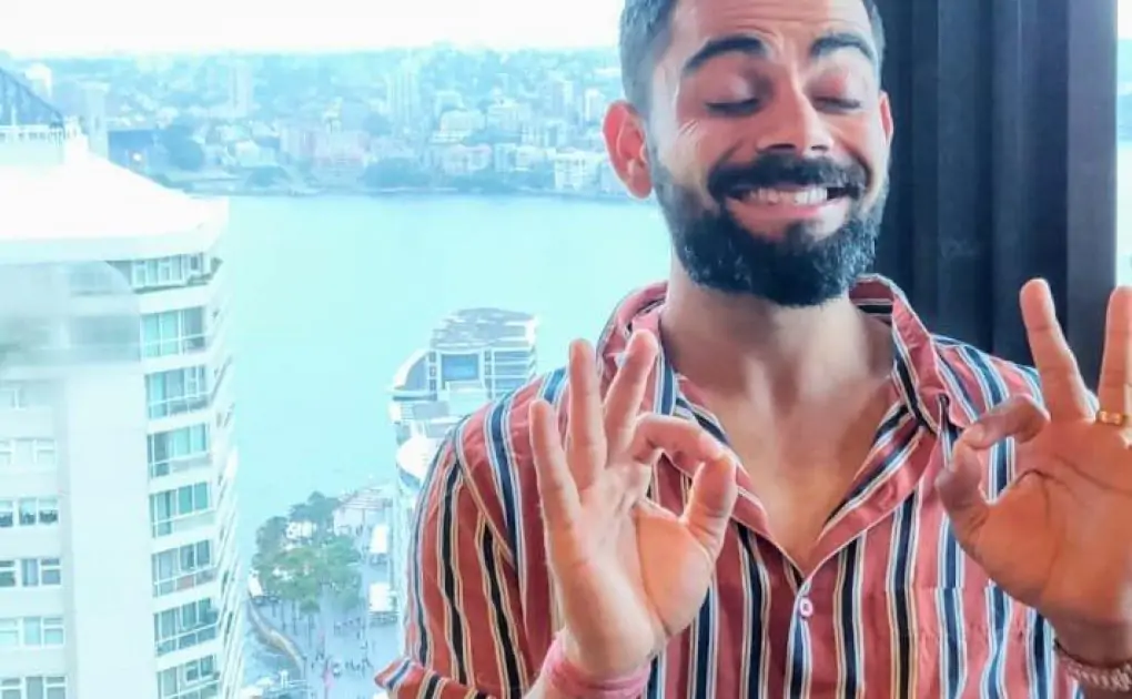 Virat Kohli In A State Of Bliss