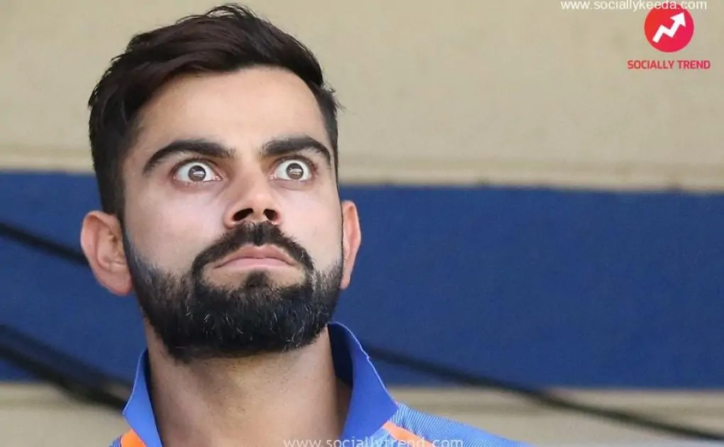 Virat Kohli Big Eyes | SociallyKeeda