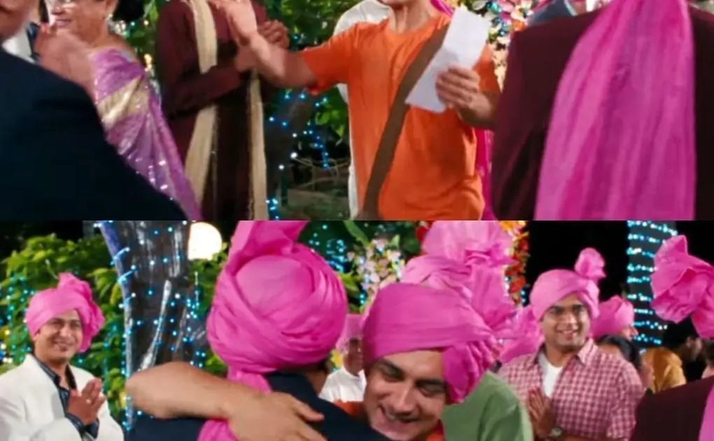 Aamir Khan Hugging A Stranger At A Wedding