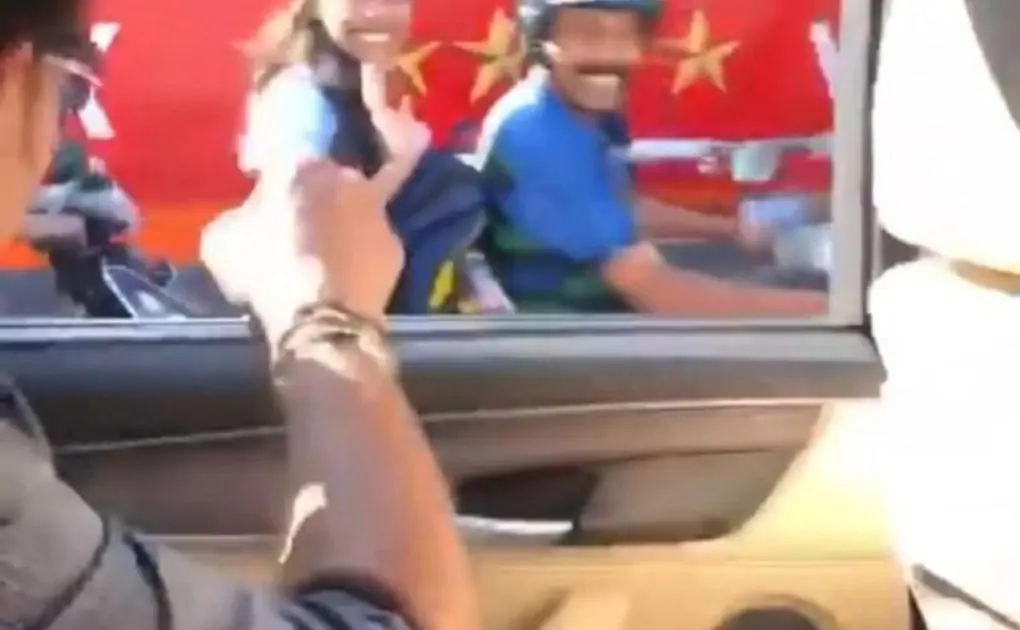 Wear helmet at the back also