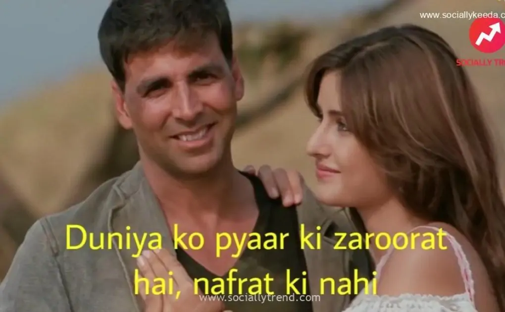 Duniya ko pyaar ki zaroorat hai nafrat ki nahi