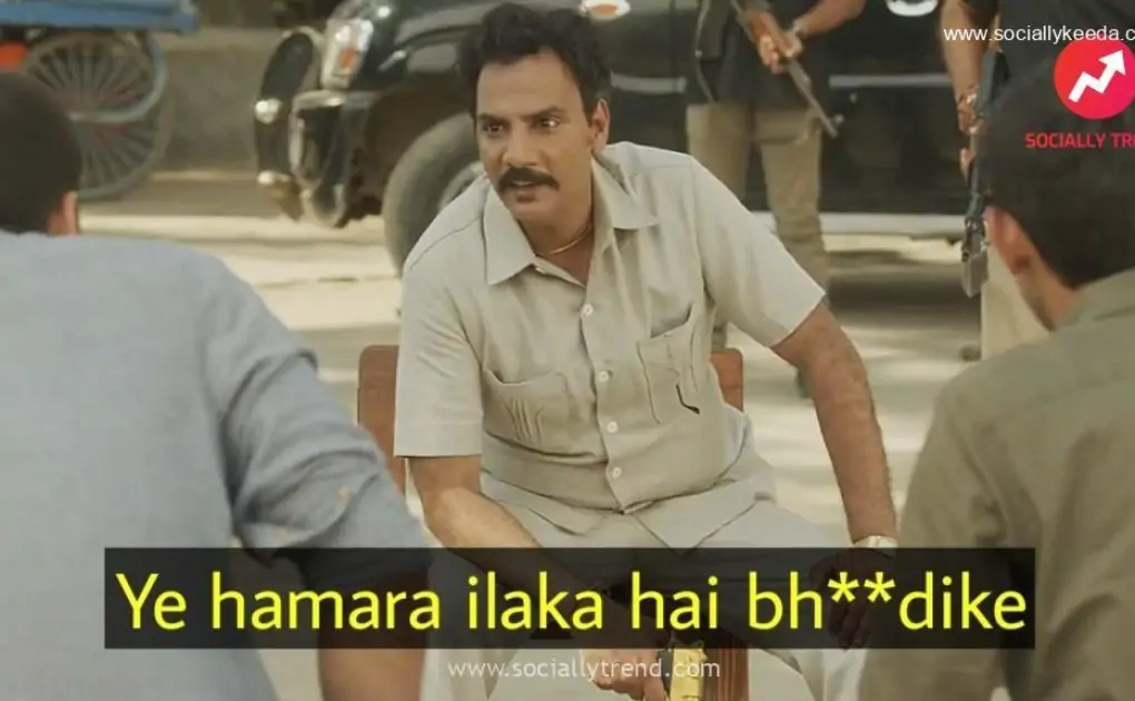 Ye hamara ilaka hai bh**dike