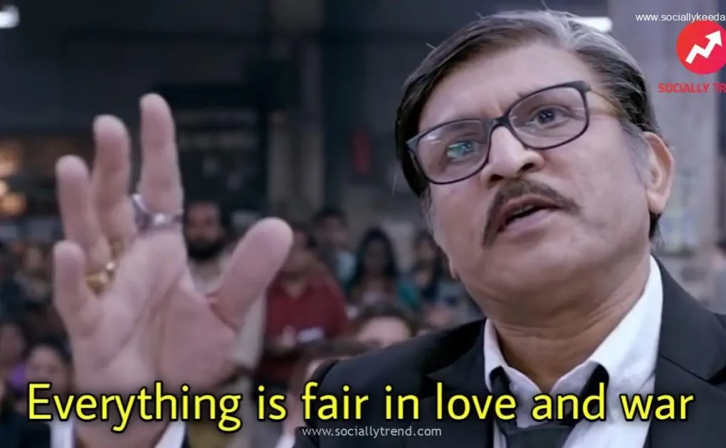 Everything is fair in love and war