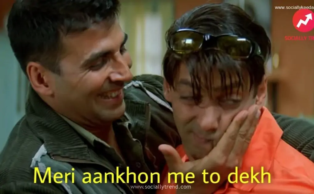 Meri aankhon me to dekh