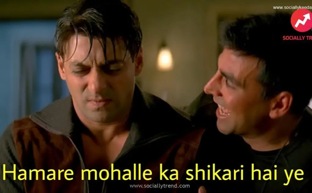 Hamare mohalle ka shikari hai ye