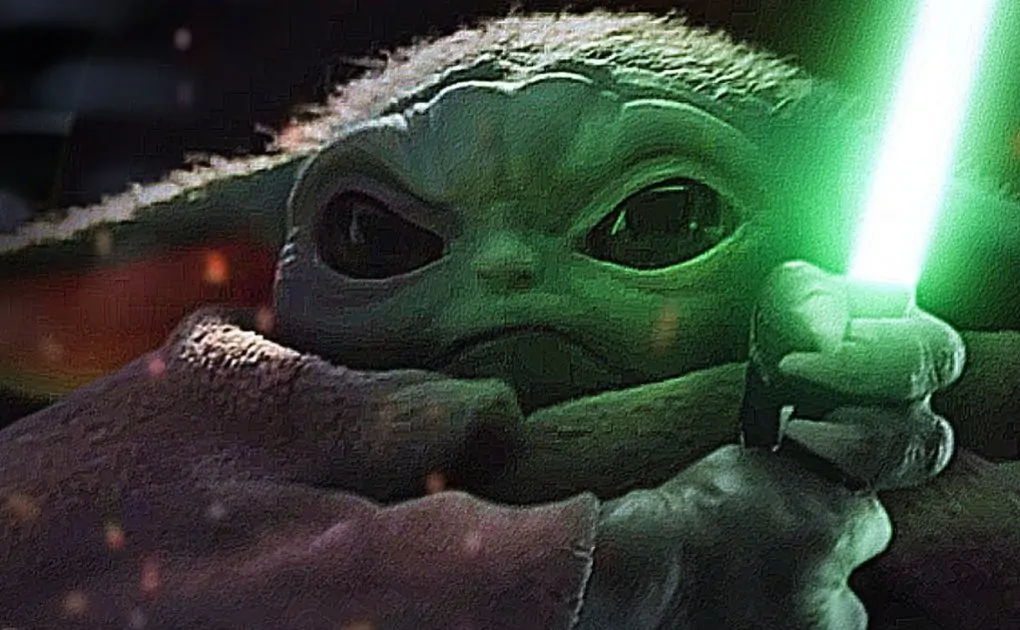 The Mandalorian Fan Makes Baby Yoda Lightsaber Using Knob from the Razor Crest