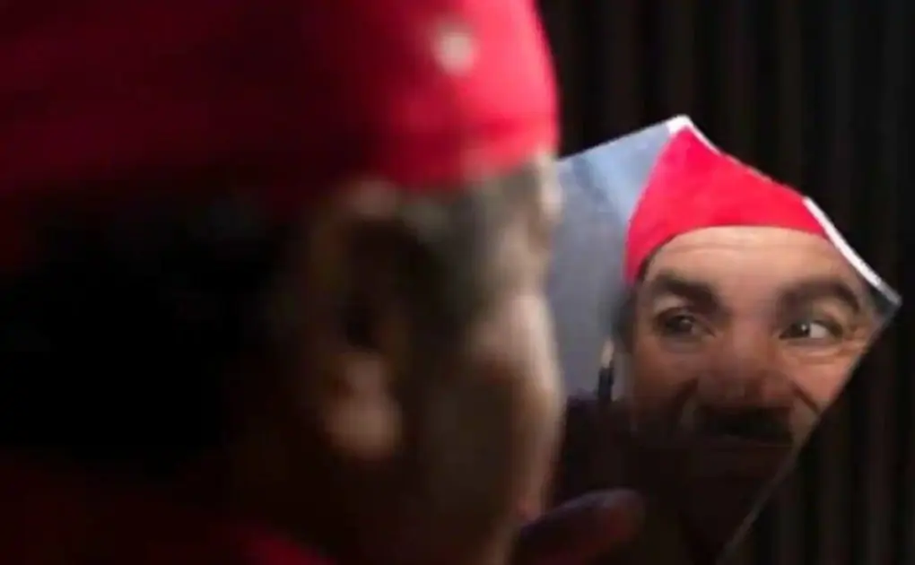 PHOTOS: Moroccan mimics Charlie Chaplin to mask hardships