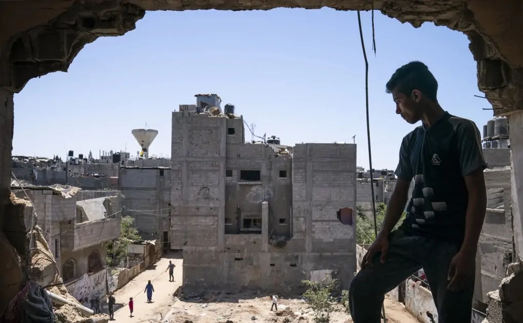 Photos: Shattered homes show Gaza conflict’s toll on children