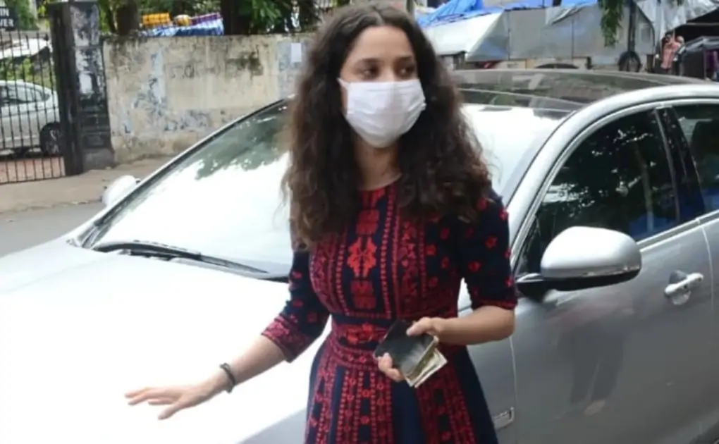Ankita Lokhande steps out in Mumbai wearing a pretty embroidered summer dress