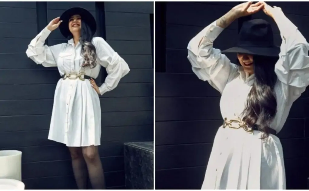 Anshula Kapoor is ‘obsessed with the sleeves’ of this shirtdress. Us too