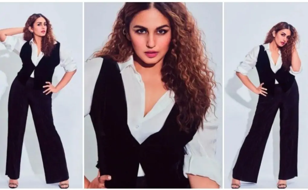 Huma Qureshi is rocking the 'back to basics' look in white shirt, black pants and waistcoat
| Hindustan Times