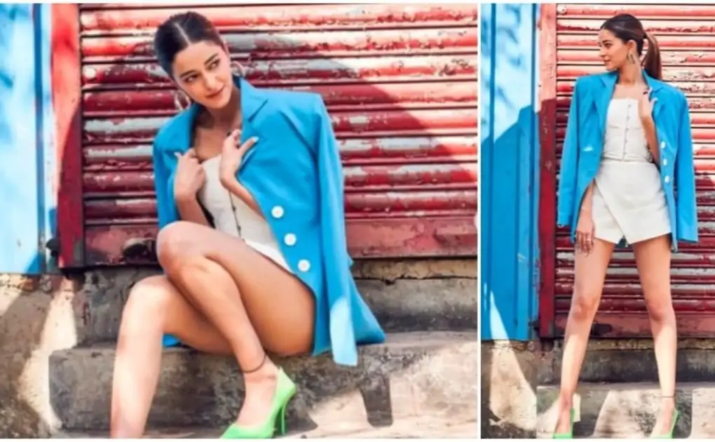 Ananya Panday in hues of the ocean rocks the bold blazer look for Gehraiyaan promotions
| Hindustan Times
