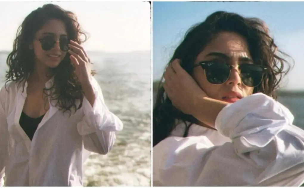 By the ocean, in a white shirt, Sharvari Wagh raises the oomph