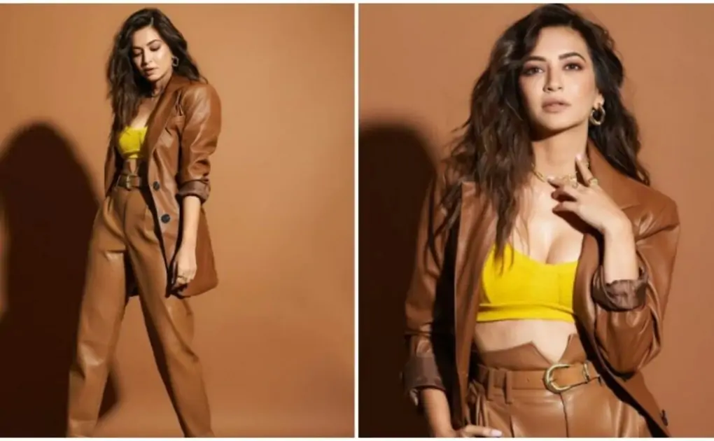 Kriti Kharbanda is slaying it in a vegan leather suit