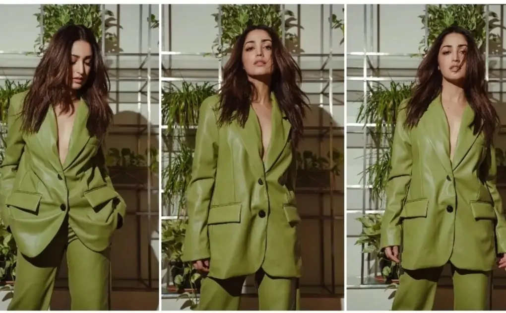 Yami Gautam ups her fashion game in green leather pants, blazer as she promotes A Thursday
| Hindustan Times