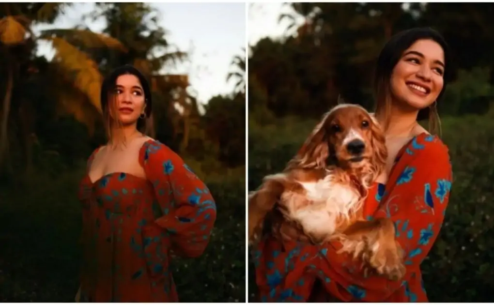Sara Tendulkar's fashion photoshoot with pet pooch is winning the internet