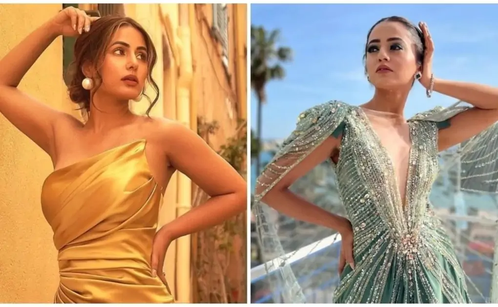 Hina Khan and Helly Shah at Cannes 2023, a look at all the killer looks the two divas have worn so far