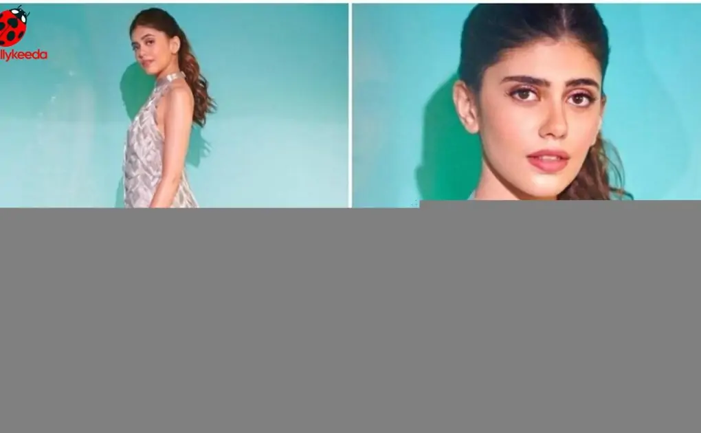 Sanjana Sanghi’s silver short dress is meant to be bookmarked