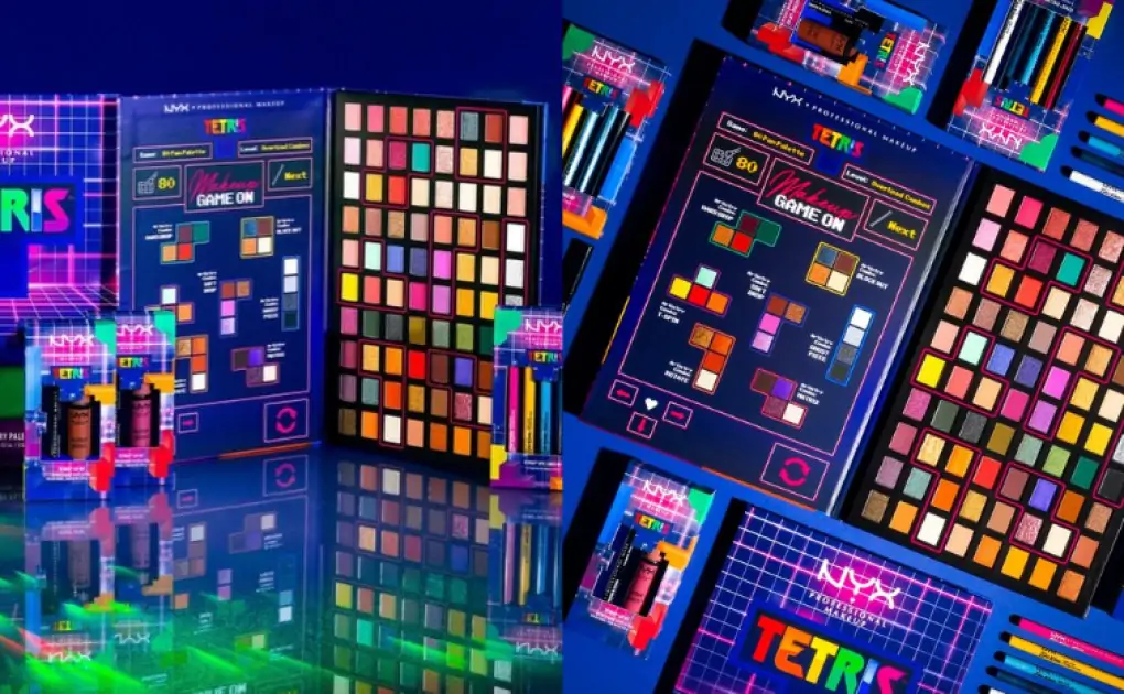 NYX's Tetris-inspired makeup collection is an '80s throwback we never knew we needed